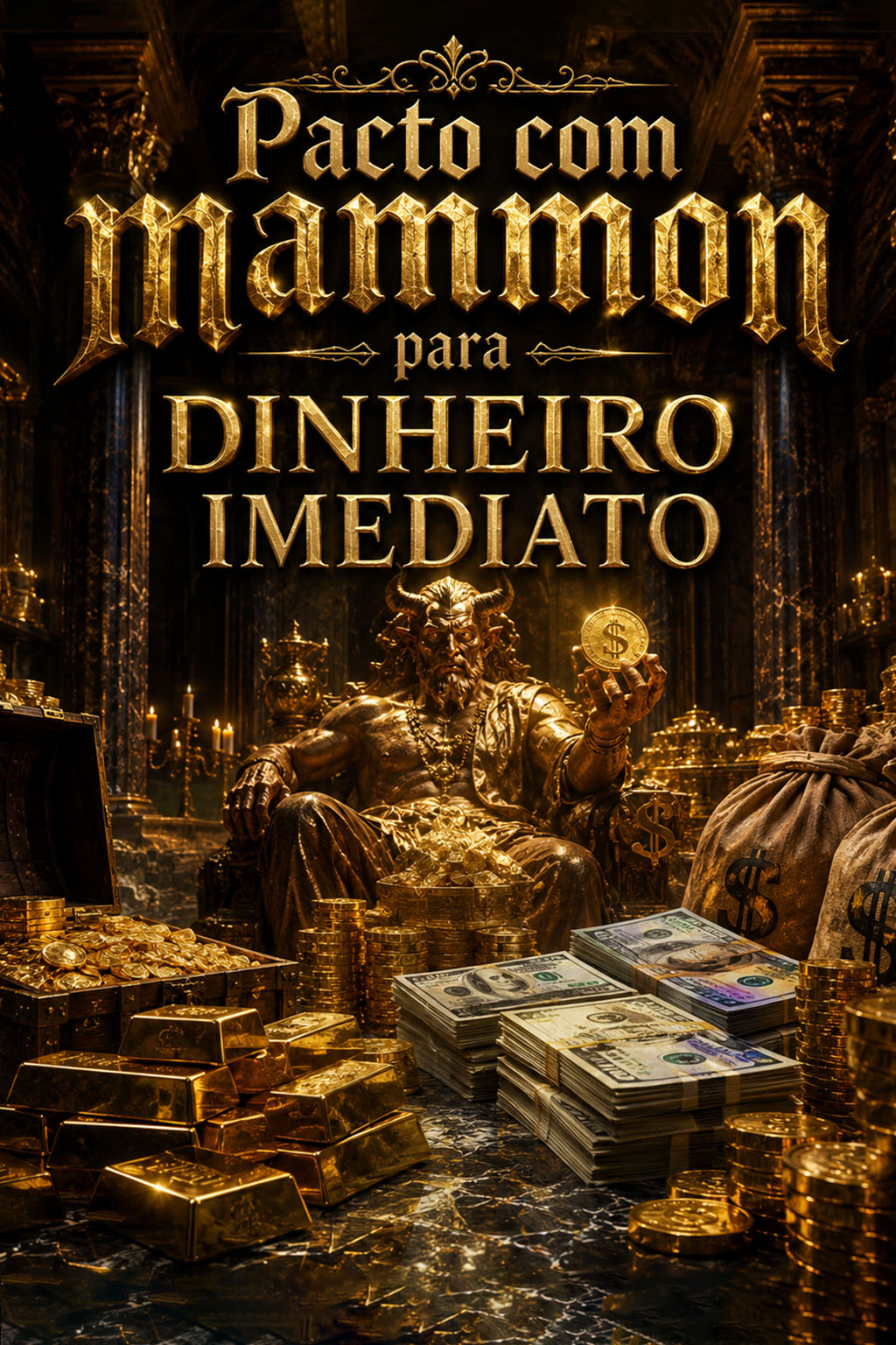 Pacto com Mammon para dinheiro Mago Paulo Alta Magia Luciferiana